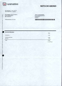 Cargo abono Wanadoo