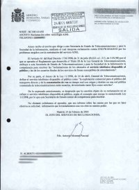 Respuesta MInisterio de Ciencia y Tecnologia